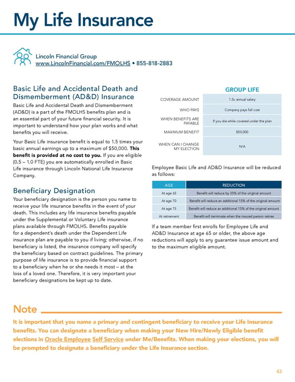 Team Member Guide to Benefit Enrollment - Page 43